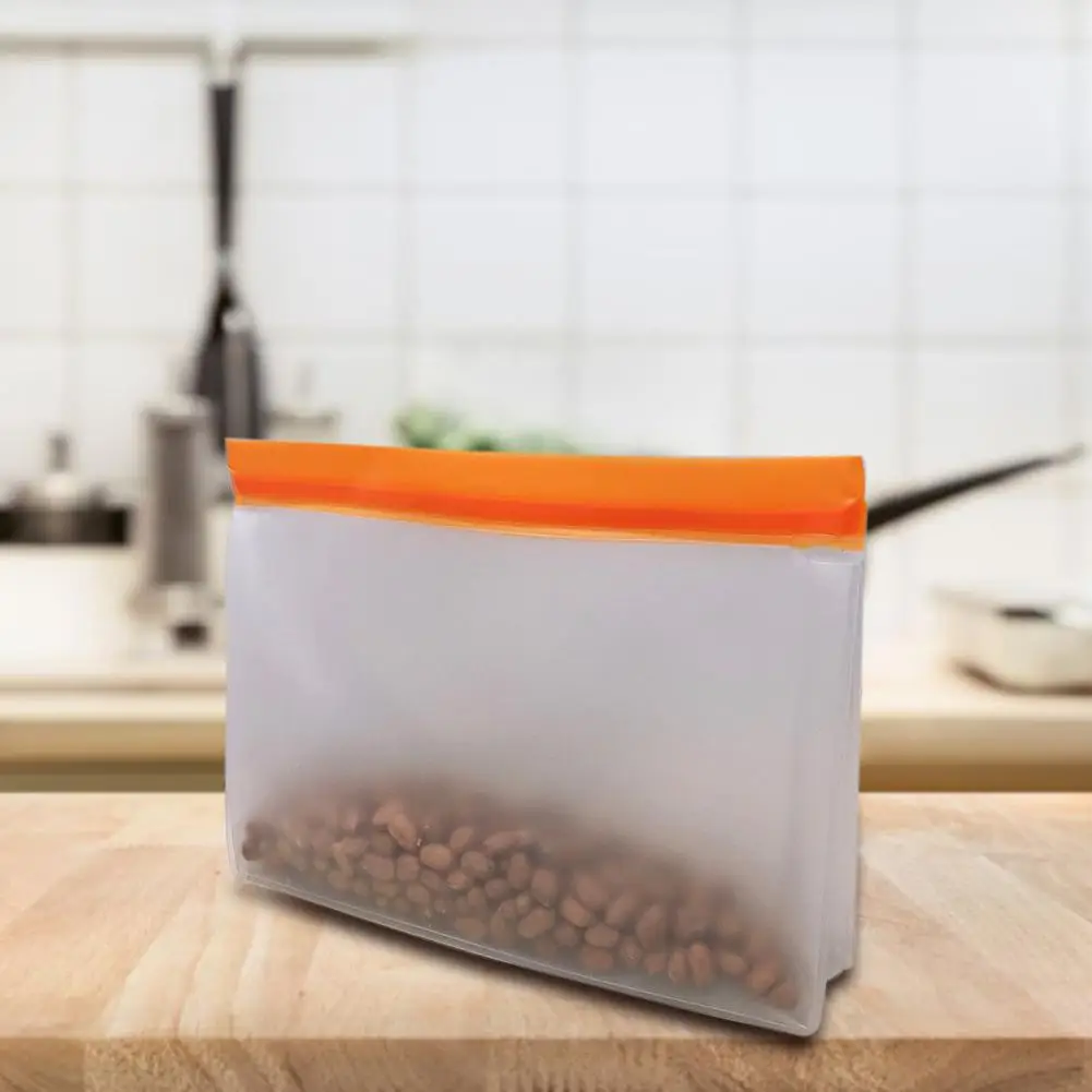 4 шт. бытовой PEVA уплотнение Ziplock мешок фрукты и холодильник для овощей сумка для хранения гайка водонепроницаемый мешок влаги