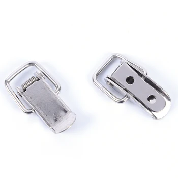 

2 Pcs/lot Stainless Steel Box Buckle 28mm Length Spring Loaded Draw Toggle Latch Latch With Excellent Anti-corrosion Properties