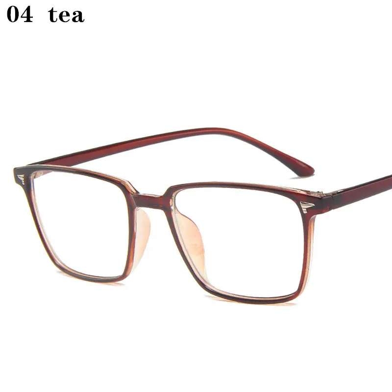 Винтажные Ретро очки градиентная оправа для очков для женщин прозрачные линзы брендовые простые очки оптика De Grau Feminino - Цвет оправы: 4