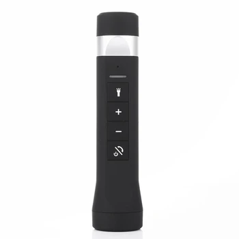 

Bluetooth Multifunction Flashlight Speaker Music Torch Bike Cycling Portable Black