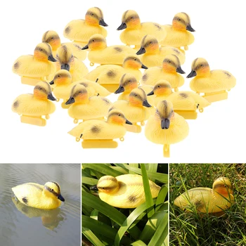 

20pcs Lightweight Floating Duck Decoys Duck Decorative Hunting Decoys 5 Inch