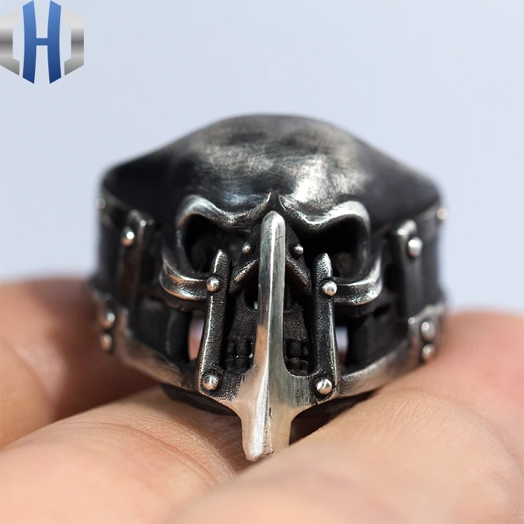 Дизайн, ручная работа, серебро Crazy Max925, серебряное кольцо, индивидуальное кольцо с черепом
