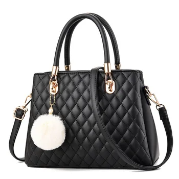 

Women Handbag PU Leather Tote Fashion Bags for Women Diamond Lattice Shoulder Bag Designer Female Messenger Bag Torebka Damska