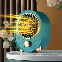 1000w mini aquecedor elétrico portátil desktop ptc cerâmica aquecimento ventilador de ar quente para o inverno escritório em casa máquina mais quente