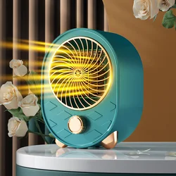 1000W Mini Electric Heater Portable Desktop PTC Ceramic Heating Warm Air Blower Fan for Winter Home Office Warmer Machine