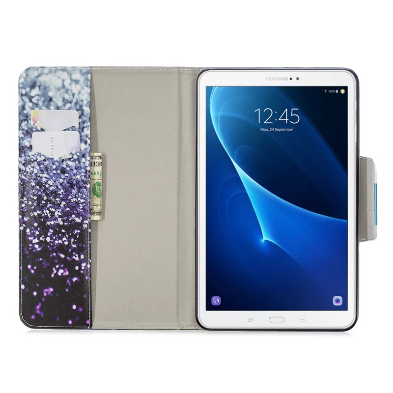 Wekays For Samsung Tab A6 10.1 Cartoon Unicorn Leather Case For Samsung Galaxy Tab A6 A 6 2016 10.1 T585 T580 T580N Cover Cases