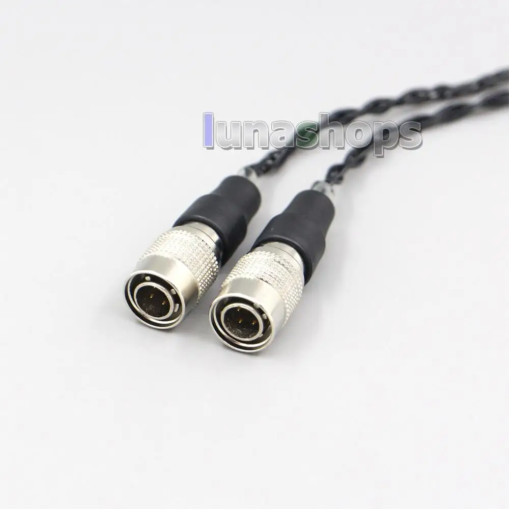 LN006449 2,5 мм 3,5 мм XLR сбалансированный 8 Core OCC серебро смешанные кабель для наушников для Mr колонки эфир Alpha собака Prime