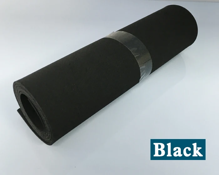 Хорошее качество компьютерная вышивка 3D EVA твердая пена жесткость 75 ° Размер 20 см* 80 см/160 см толщина 2 мм/2,5 мм легко рвать - Цвет: black
