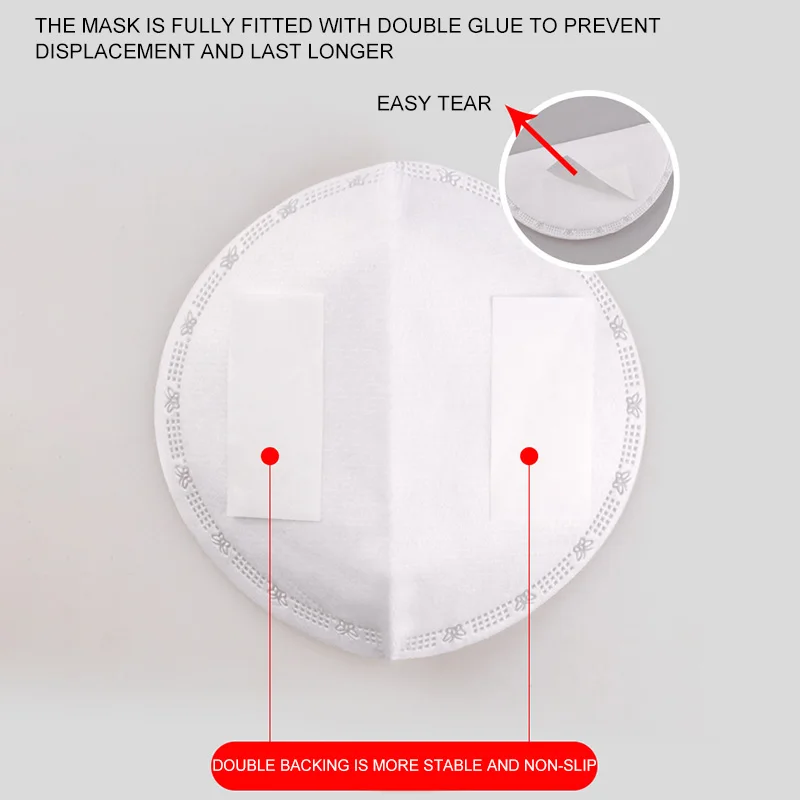 

3 Layer Disposable Masks Gasket Safe Anti Dust Breathable Mouth Face Mask Replacement Pad Comfortable Filter Protection Pad