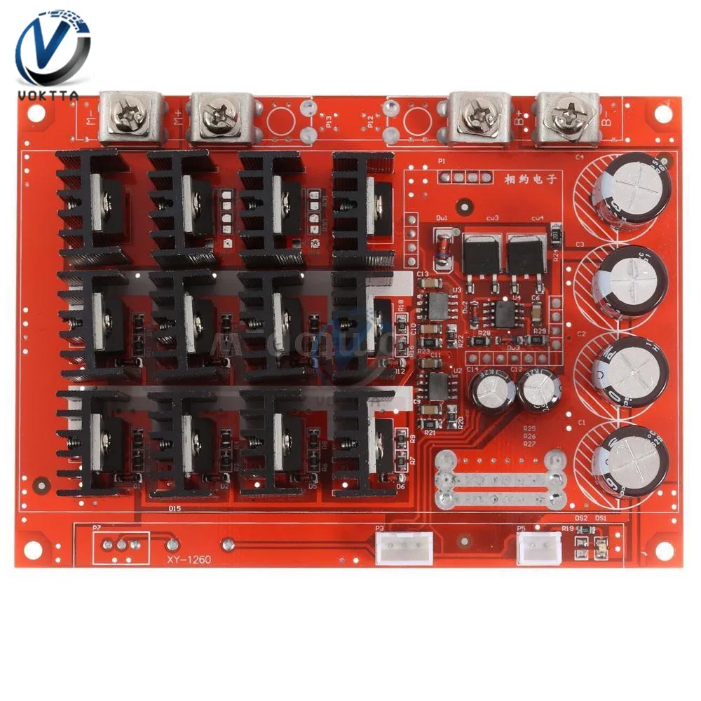 DC 10-50 в 60A регулятор скорости двигателя ШИМ HHO RC контроллер 12 в 24 в 48 в 3000 Вт регулятор скорости регулятор напряжения регулятор переключатель
