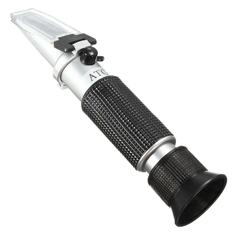 New Refractometer 0~32% RHB-32ATC Optical Sugar Food Beverages ATC Content RZ113 Meter Tool Test Handheld for Beer Wort and Wine |