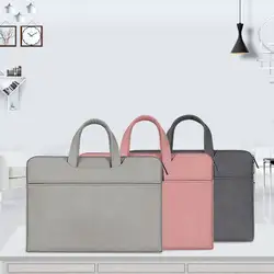 2019 модный Pu водонепроницаемый устойчивый к царапинам портфель для ноутбука 13 14 15 дюймов сумка с ремешком для ноутбука чехол для женщин и