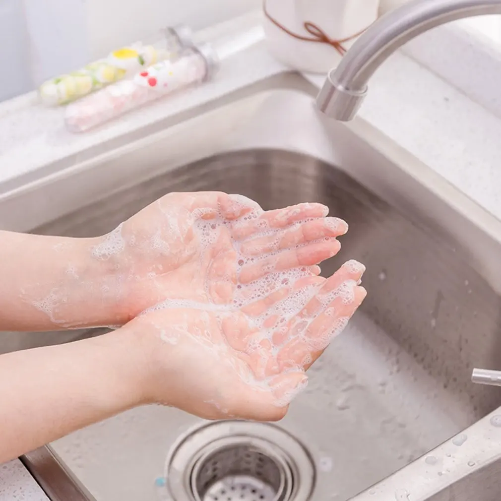 Бумажное мыло для мытья рук антибактериальное антивирусное хлопья портативное фруктовое мыло для мытья рук