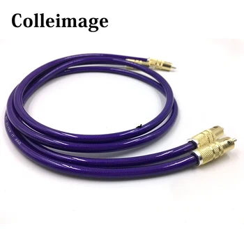 

Colleimage HIFI Stereo Pair RCA Cable，High-performance signal wire Hi-Fi Audio 2rca to 2rca Interconnect Cable