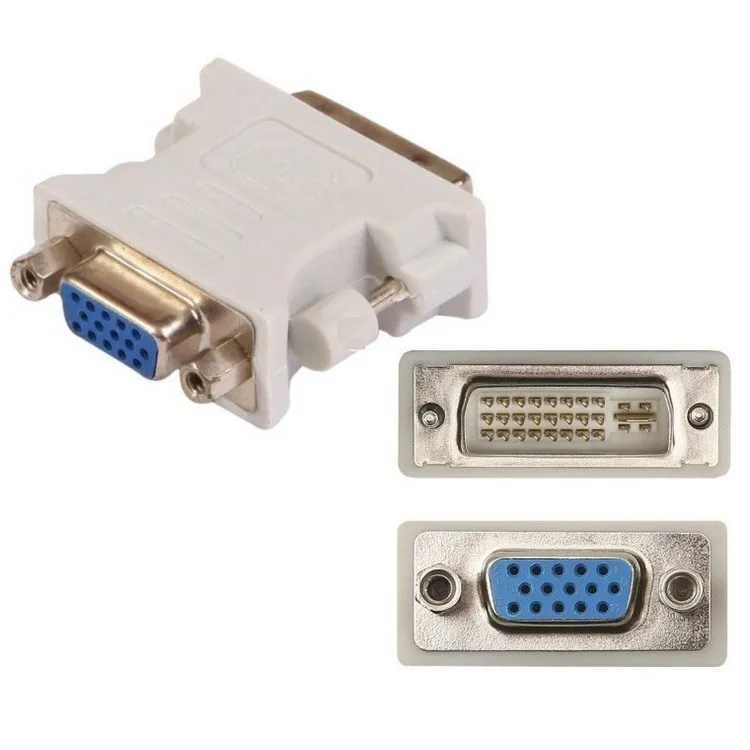 

DVI to VGA / DVI to computer video 24 + 5 to VGA adapter