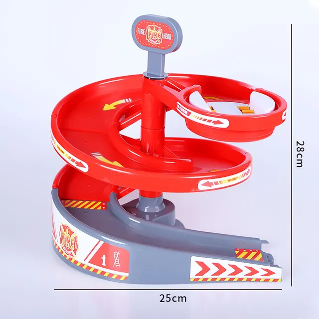 Magical Tracks Luminous Racing Track Car With Colored Lights DIY Plastic Glowing In The Dark Creative Toys For Kids Fire turntable