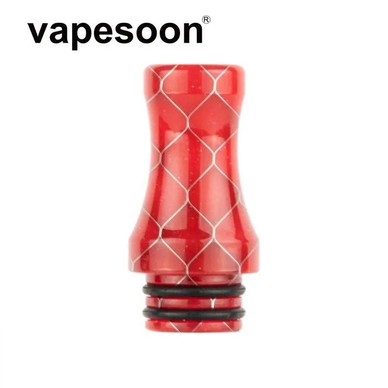 Vapesoon красочные 510 смолы капельного наконечника для I Just S Melo 3 Mini TFV8 детский распылитель танк - Цвет: Красный