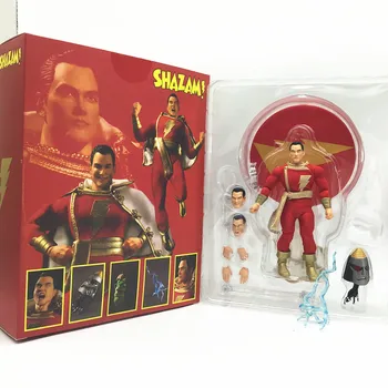

In Stock Mezco commoner Shazam Captain Marvel Superman PVC Action Figures Model Toys Gift Doll 15CM