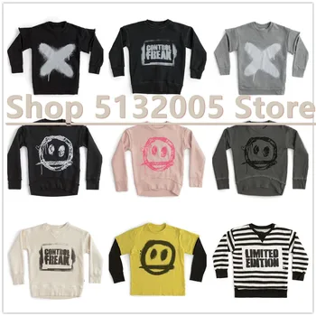 

IN STOCK 2020 A/W Collection Sweatshirt Boys Girls Fashion Brand Deisgn Cotton Tops Baby Lovely Long Sleeve Thicken Top