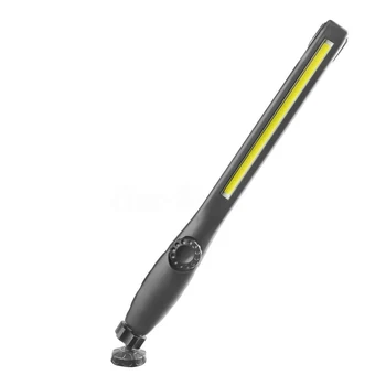 

Hand Torch Hiking Slim Work Light 360 Degree Rotation Magnetic Base Climbing Flashlight COB LED USB Rechargeable Battery Powered