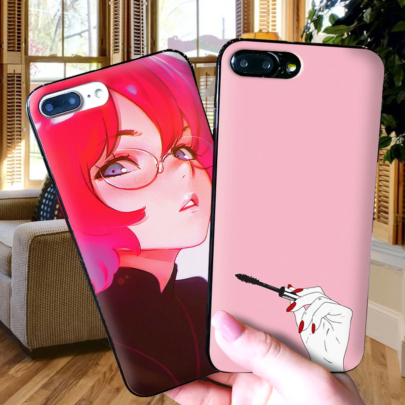 Сексуальный красный лак для ногтей Мягкий ТПУ чехол Apple IPhone X XR XS MAX 5 5S 5C SE 6 S 7 8 Plus ipod