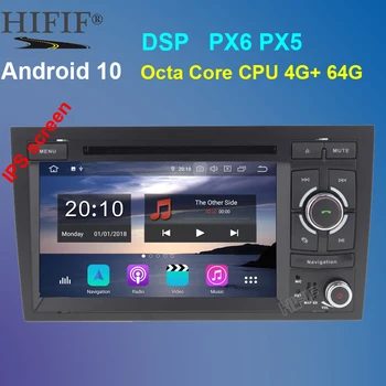 

PX6 4G+64G Android 10 Carplay DSP Car Radio Multimedia Player GPS Navigation For Audi A4 B6 S4 RS4 B7 SEAT Exeo 2 Din DVD