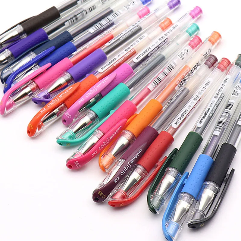12 шт./партия Mitsubishi Uni Um-151 шариковая ручка Signo гелевая ручка 0,38 мм гелевые ручки 20 цветов выбор принадлежности для письма