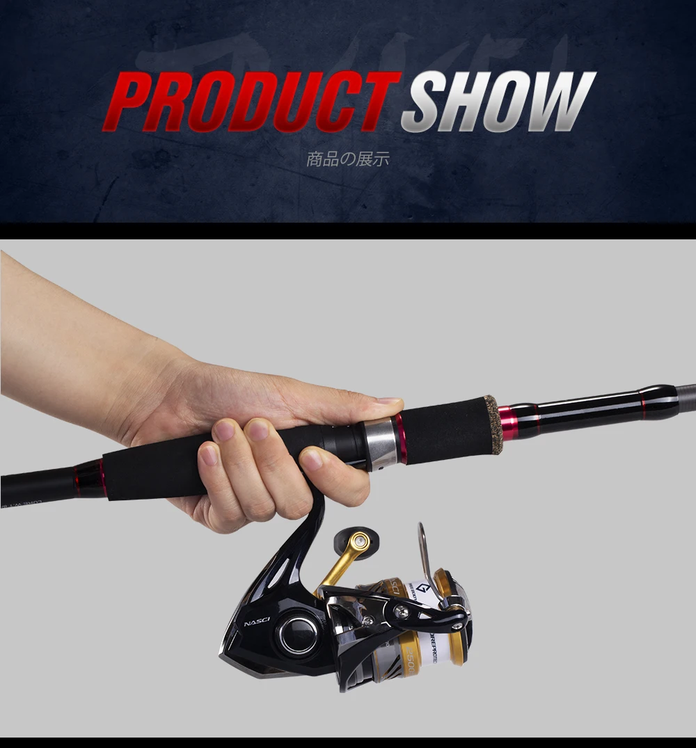 Telescopic Spining Fishing Travel Rod Carbon Vara Telescopic Rods Close Length 54cm Action M Floating Guide Eva Handle Accessor