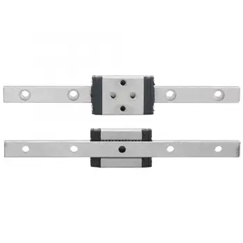

Miniature Linear Guide Rail + Lengthen Slider Block Carriage CNC Parts LML5H-75-1R