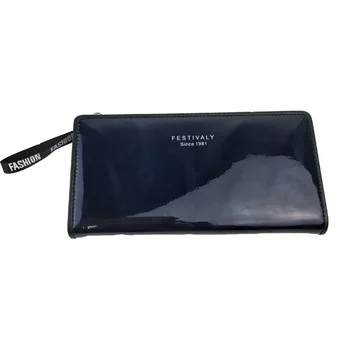 

HGCBB Fashion Women Leather Wallet 2020 Double Layer Purses for Women Zipper Hasp Clutch Bag Womens Wallet Black Red Purple