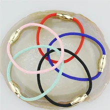 6,7 Дюймов, 10 шт./лот, самый последний браслет из веревки, аксессуары для ювелирных изделий diy, разноцветный браслет из веревки