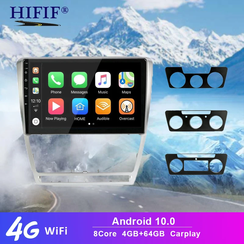 Автомобильная Мультимедийная система проигрыватель на Android 10 с восьмиядерным