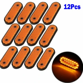 

Lamp Side Marker Lights Waterproof Trailer Amber Taillight 24V Exterior