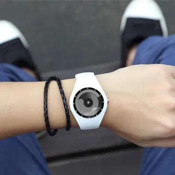 

Digital Sports watch Candy - Colored Non - Pointer Watch Silicone Men Women Fashion Creative Watches часы для занятий спортом