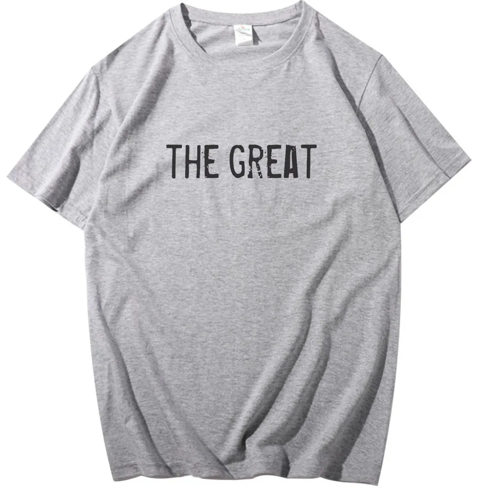 

the great Letter Printed Custom T-Shirt Summer Short Sleeve O-Neck T-Shirt Design, Comfortable and Soft Cotton Tops Wholesale