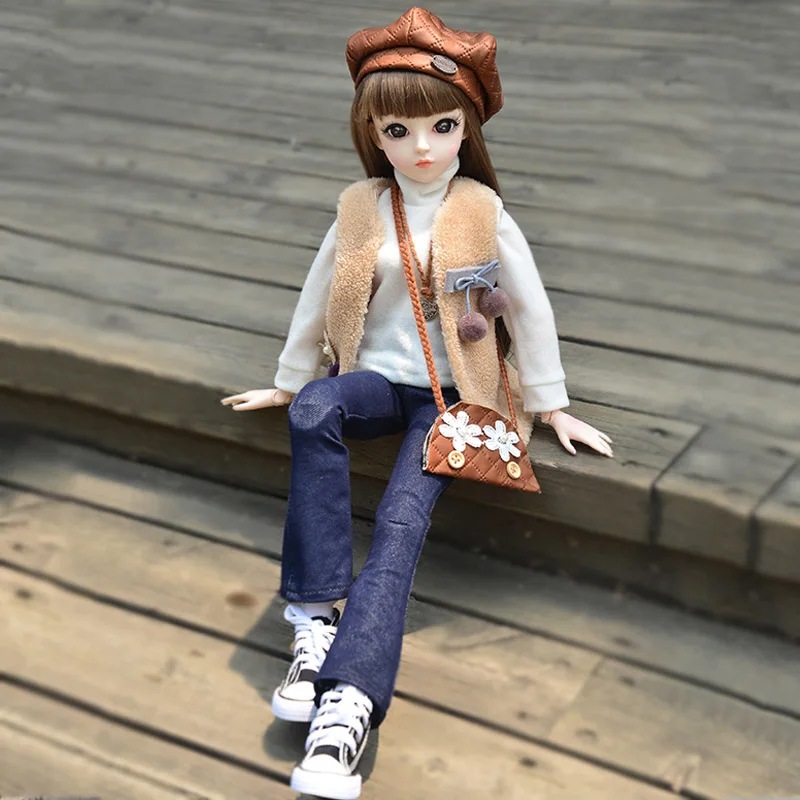 Cateleya BJD кукла игрушка моделирование девушка SD кукла 60 см принцесса игрушка подарок на день рождения для детей - Цвет: Армейский зеленый