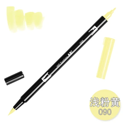 1 шт. TOMBOW AB-T Япония 96 цветов художественная кисть Ручка Двойные головки маркер Профессиональный водный маркер ручка живопись Kawaii канцелярские принадлежности - Цвет: 090