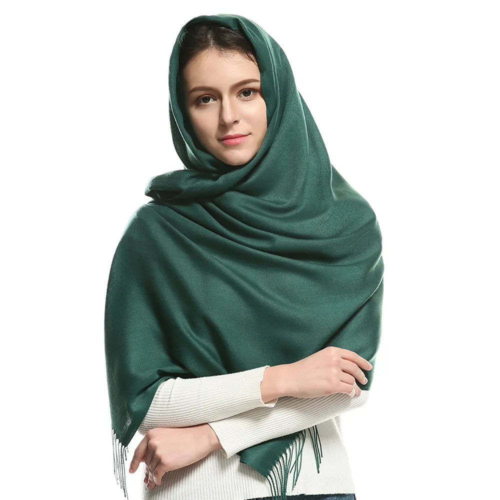 Летний Тонкий кашемировый шарф для женщин шарфы женский сплошной хиджаб палантины шарфы длинные bufandas женский шарф