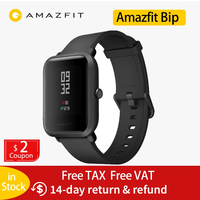 Глобальная версия Huami Amazfit Bip Смарт часы Bluetooth GPS спортивный монитор сердечного