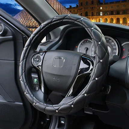 F Крышка рулевого колеса автомобиля различные стили крышки рулевого колеса автомобиля пушистая крышка рулевого колеса автомобиля 38 см меховые автомобильные аксессуары - Название цвета: F