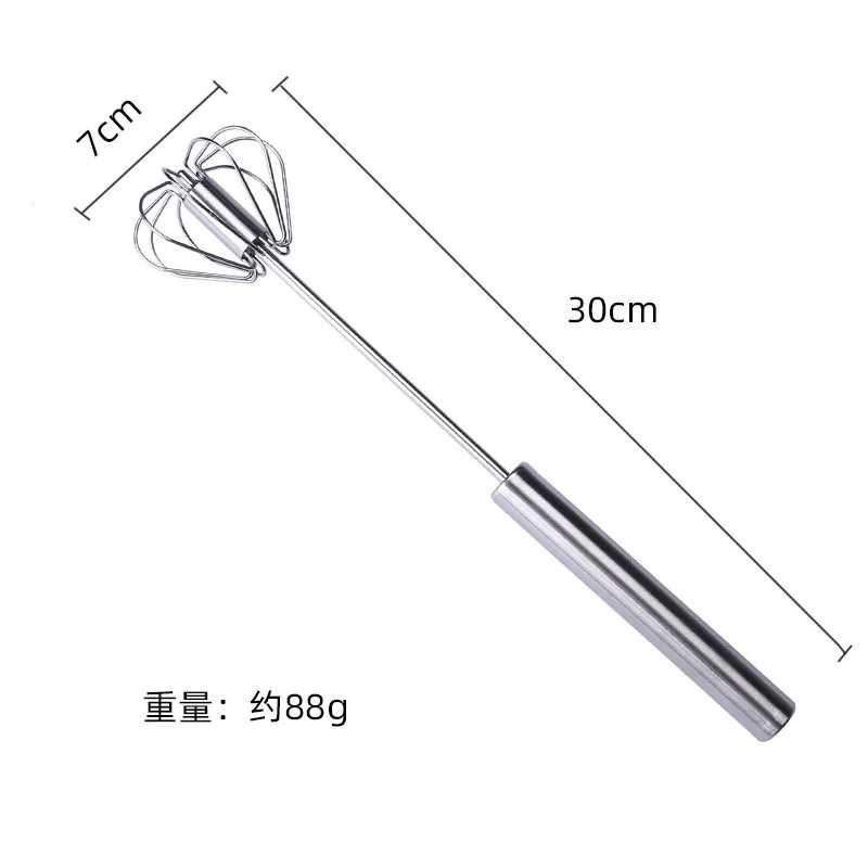 K-STAR Manual Eggbeater Push-type Rotary Handheld Stainless Steel Semi-automatic | Дом и сад