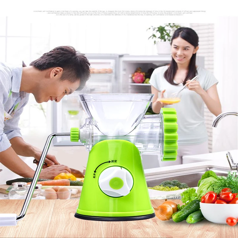 

DIY Multifunctional Manual Meat Grinder Vegetable/Spice Hand-cranked Meat Mincer Beef Sausage Maker