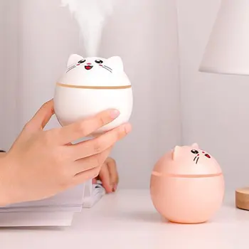 

Desktop Cartoon Lucky Cat Humidifier Usb Charging Cute Mute And Durable Two-speed Atomizing Humidifier