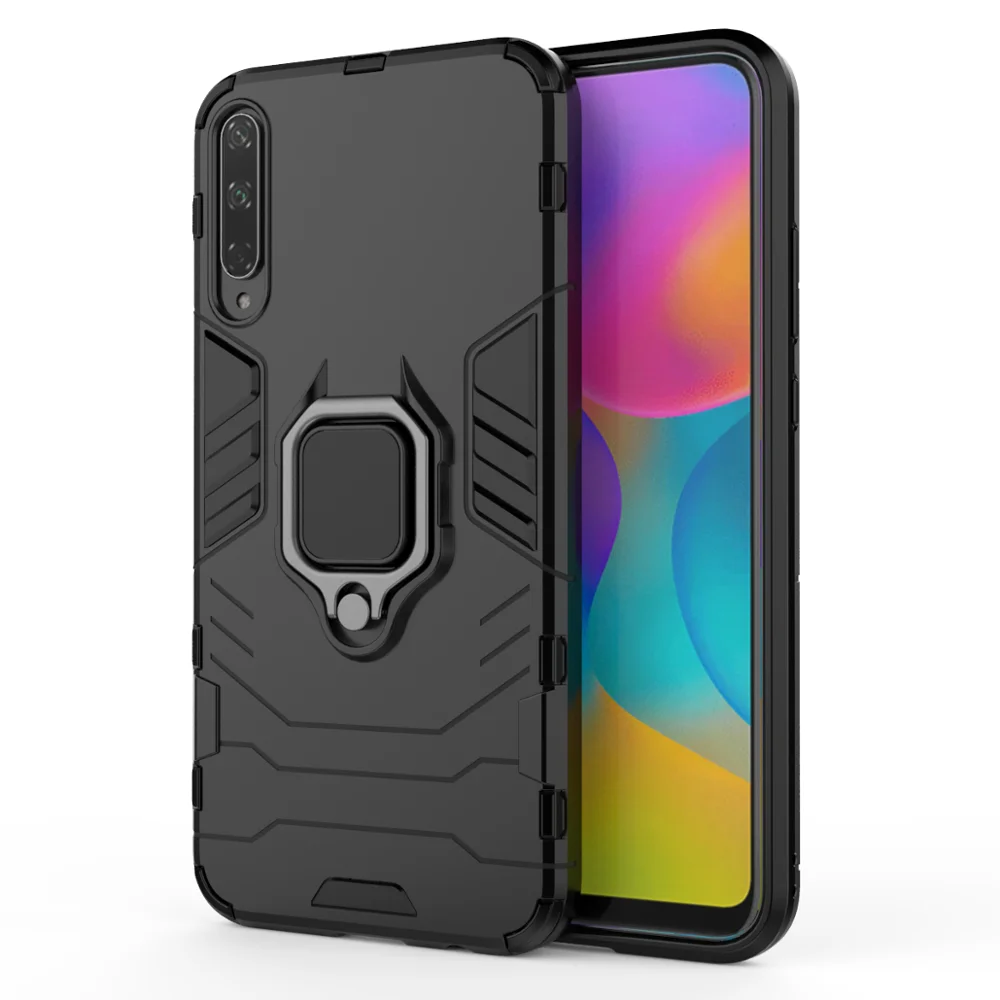 black Противоударный чехол-подставка для huawei P30 P20lite2019 p20 Mate20 20Pro 20x, чехол для телефона Honor 20Pro10i 10lite 9x - Цвет: black