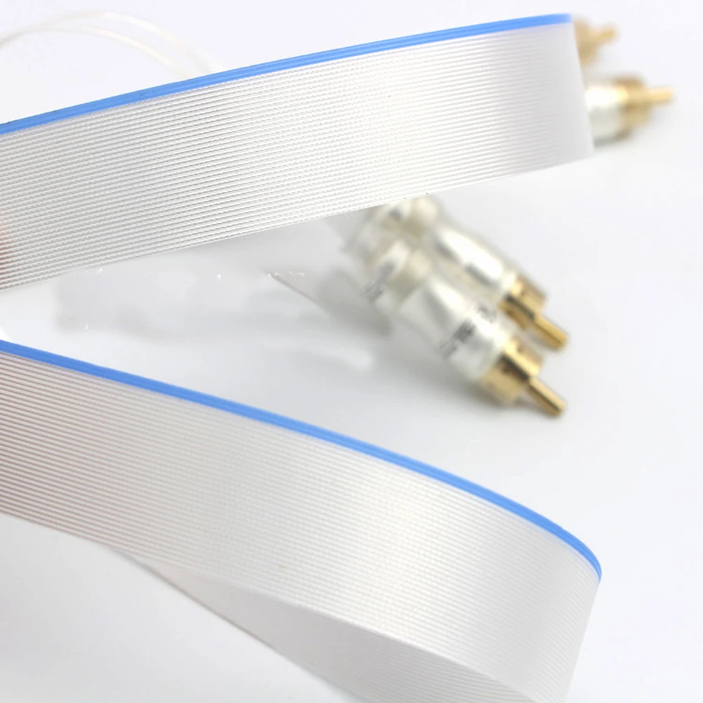 Кабель для подключения Hifi Nordost серебристый 2RCA штекер синий Wgite Heven king кабель RCA с