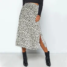Summer women vintage elegant beach midi boho skirt 2020 Women Leopard print split sexy zip skirts womens Casual skirts female Summer women vintage elegant beach midi boho skirt 2020 Women Leopard print split sexy zip skirts womens Casual skirts female