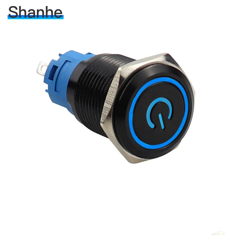 10Pcs Mini Push Button Tactile Switches – 9.2mm Square, 6-Pin LED Momentary SPST
