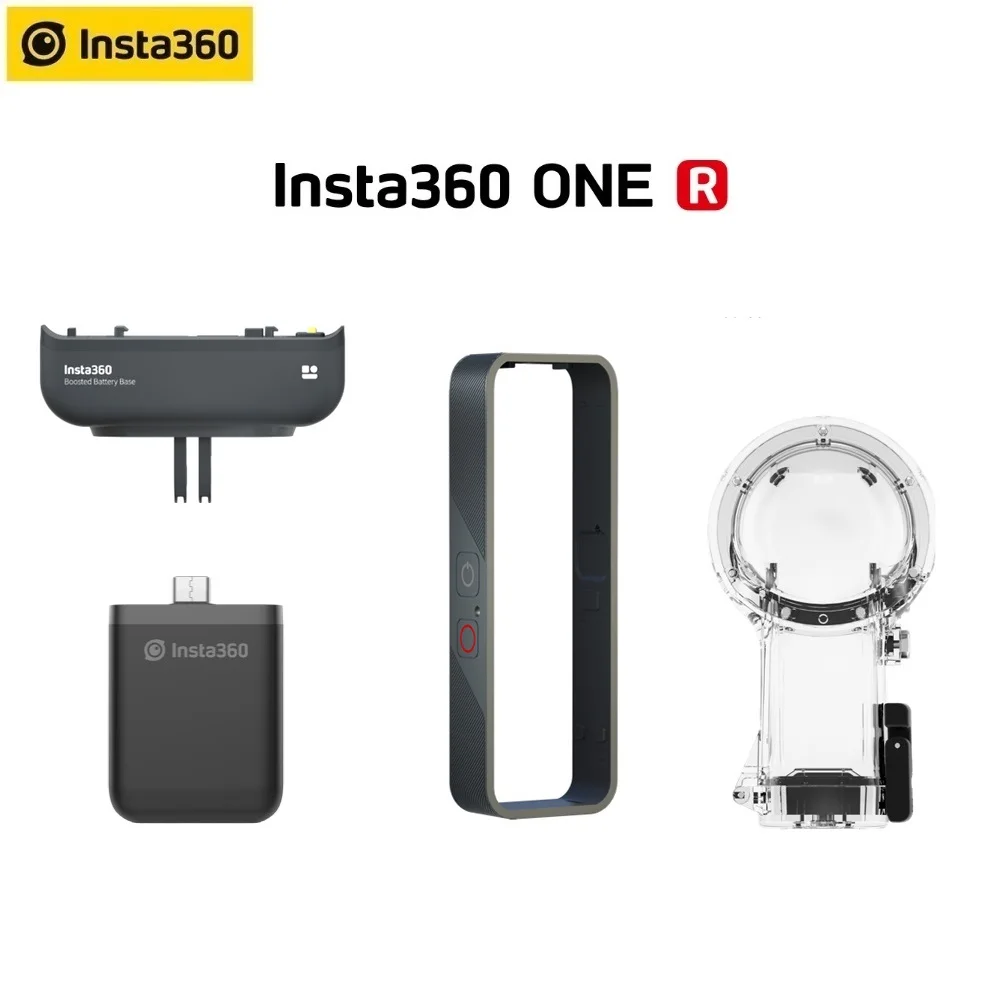 Insta360 один R Вертикальная Батарея подставки бампер чехол 360 погружения для Insta