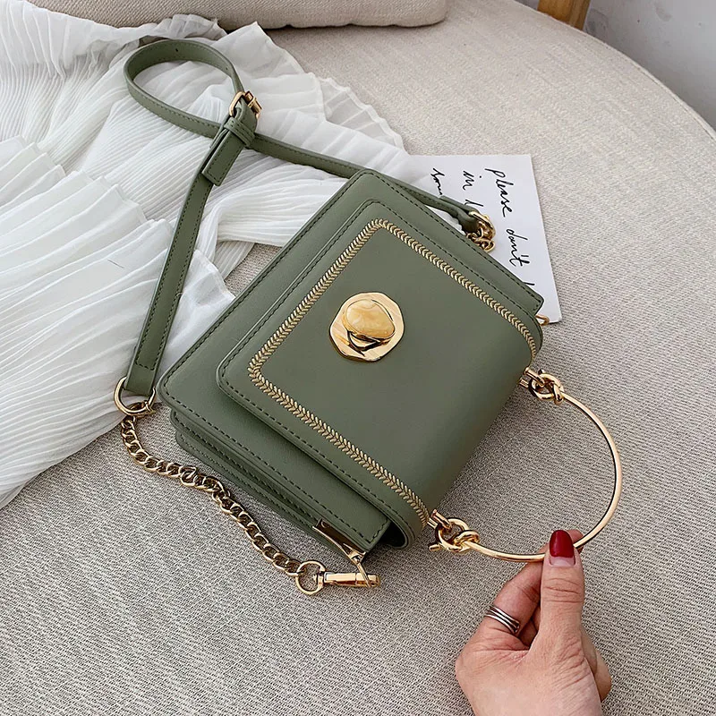 

Solid color Leather Mini Crossbody Bags For Women 2019 Summer Messenger Shoulder Bag Female Travel Phone Purses and Handbags