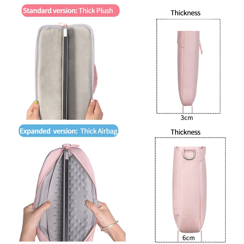 Модная сумка для ноутбука для женщин, 12, 13, 14, 15, 15,6 дюймов для MacBook Xiaomi air pro retina 13,3 сумка с ремешком для ноутбука сумка для переноски